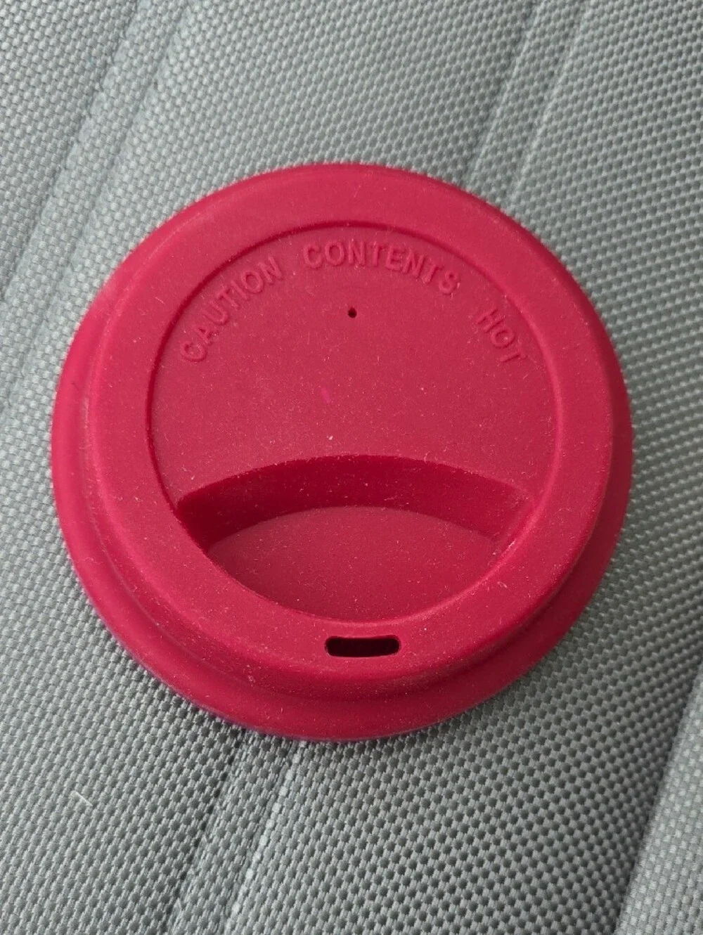 Lenox Ceramic Comfort & Joy Holiday 12 Oz. Travel Mug with Red Lid